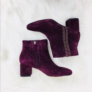 White House Black Market Stud Ankle Boots Size 8